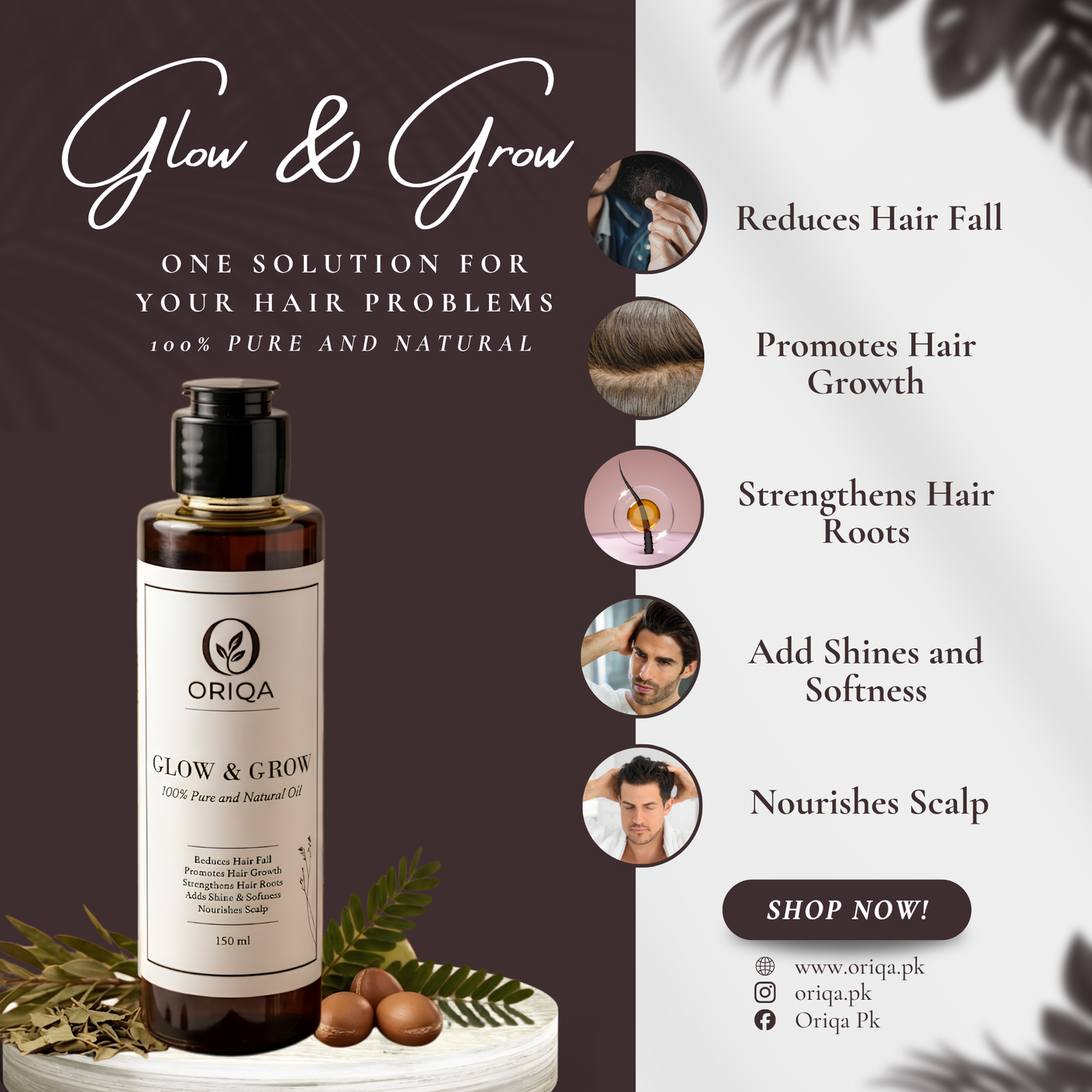Glow & Grow Growth Oil - 150 ml